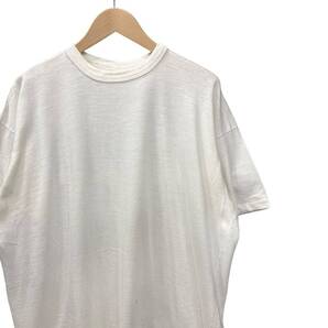 デッドストック!! 70s ビンテージ チャンピオン ブランク Tシャツ XXL 白 USA製 綿100 無地 バータグ 70年代 アメリカ製 vintage champion