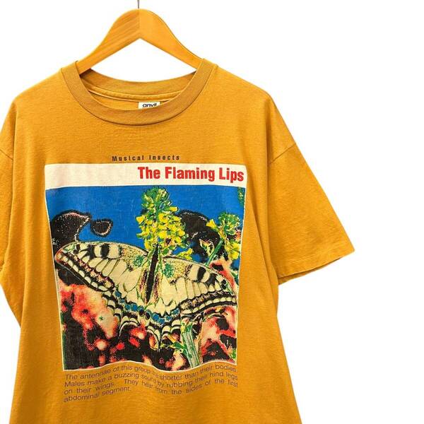 90s ビンテージ The Flaming Lips Musical Insects 両面プリント バンド Tシャツ Lサイズ USA製 90年代 フレーミングリップス ロックT
