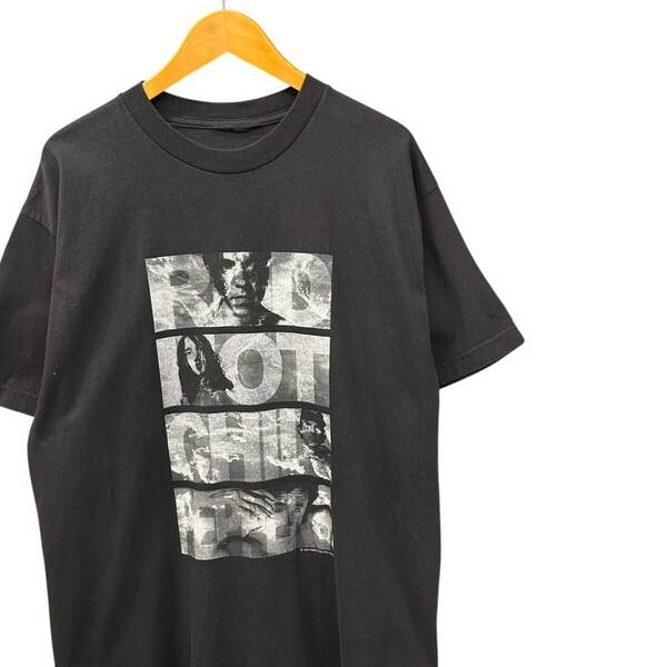 90s ビンテージ RED HOT CHILI PEPPERS Californication 両面プリント バンド Tシャツ L位 黒 90年代 レッチリ カリフォルニケーション