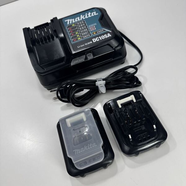 Makita マキタ Li-ion 10.8V 充電器 DC10SA バッテリー 2個セット BL1015 AC 100V 純正品