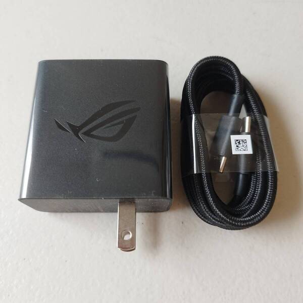 【新品】ASUS エイスース ROG Republic of Gamers 純正 65W 急速充電 充電器 ACアダプター AN65A-59FKB Type-C Xiaomi OPPO 純正ケーブル付