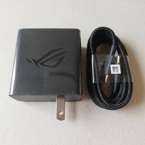 【新品】ASUS エイスース ROG Republic of Gamers 純正 65W 急速充電 充電器 ACアダプター AN65A-59FKB Type-C Xiaomi OPPO ケーブル付2