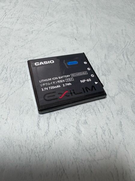 送料無料■中古■カシオ純正品■NP-60■バッテリー/電池パック■CASIO