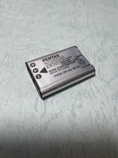 送料無料■中古■ペンタックス純正品■D-LI78■リチウムイオンバッテリー/電池パック■PENTAX
