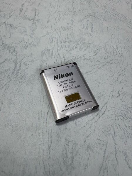 送料無料■中古■ニコン純正品■EN-EL19■リチウムイオンバッテリー/電池パック■Nikon