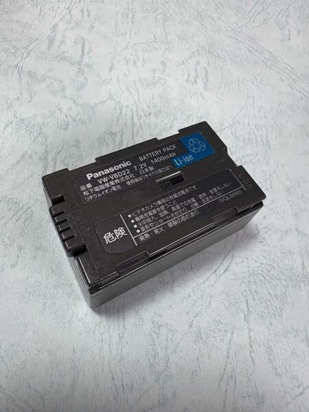 送料無料■中古■パナソニック純正品■VW-VBD22■バッテリー/電池パック■Panasonic デジタルビデオカメラ