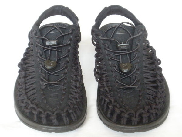 美品 キーン ユニーク KEEN UNEEK サンダル 24.5 ブラック