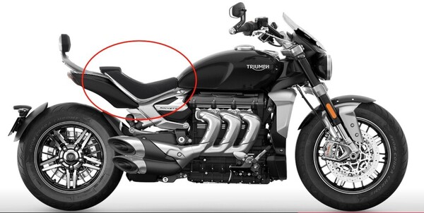 トライアンフ ロケット 3R GT STORM シートカウル ツーリングタイプ triumph motorcycles Rocket 3 Storm Rocket GT