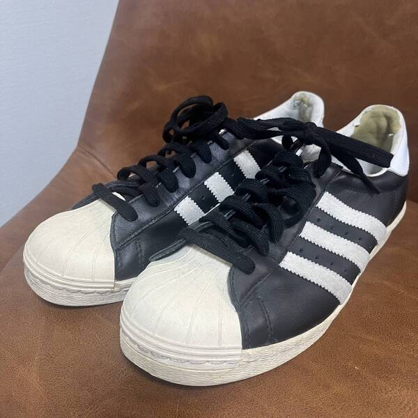 adidas SUPERSTAR 金ベロ スニーカー ブラック 26cm