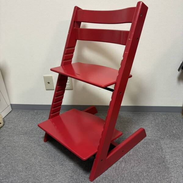 STOKKE ストッケ トリップトラップ S/N 3 レッド ベビーチェア 赤色
