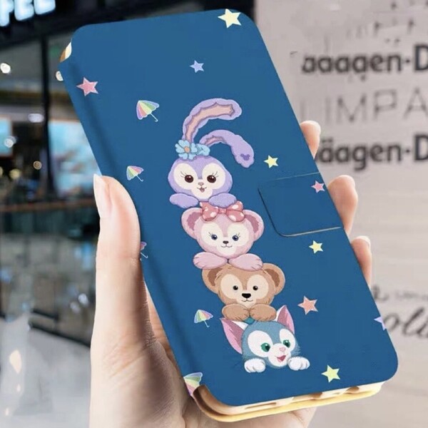 手帳型 iPhone 13pro ケース 13プロ レザー ステラ・ルー ディズニー フレンズ うさぎ アイホン 折りたたみ カード入れ