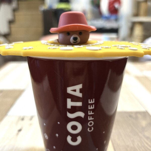 海外限定品/日本未発売/タンブラー/スタバ STARBUCKS 新品 コースターコスタ COSTA コーヒー パディントン ベア 立体蓋 マグリード