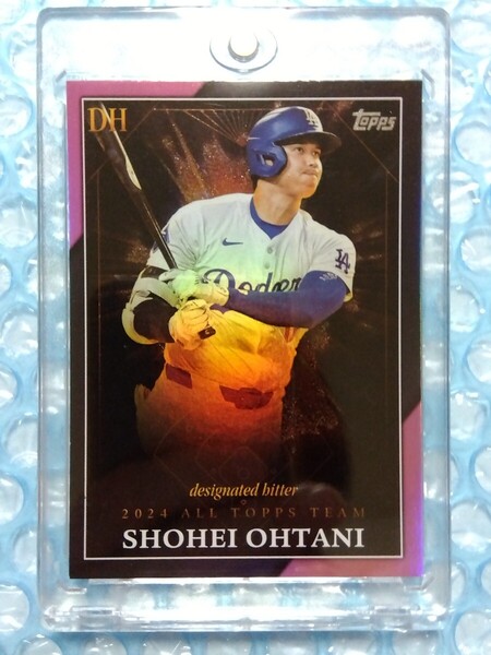 送込即決 2025 Topps Series 1 2024 All-Topps Team Pink Foil ATT-3 Shohei Ohtani 大谷翔平 ピンクレインボーフォイル ピンクホロカード