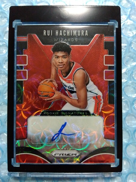 送料込即決 Panini Prizm Rookie Signatures Choice Prizm RS-RHM Rui Hachimura 八村塁 直筆サインカード ロサンゼルスレイカーズ
