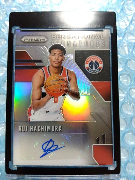 送料込即決 2019-20 Panini Prizm Sensational Signatures Silver Prizm SS-RHM Rui Hachimura 八村塁 直筆サインカード