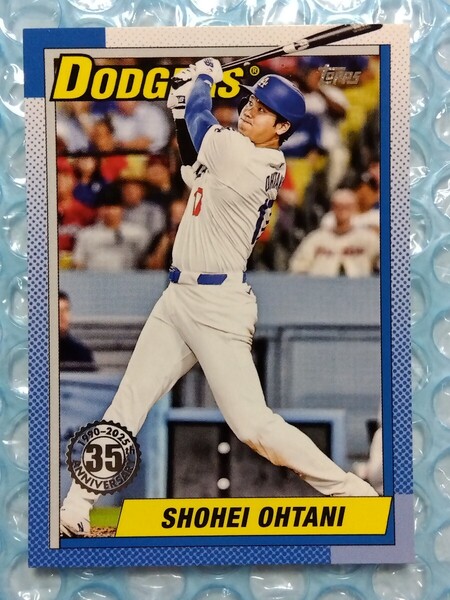 送料込即決 2025 Topps Series 1 1990 Topps Baseball T90-100 Shohei Ohtani 大谷翔平 1990トップスデザイン レトロデザインカード