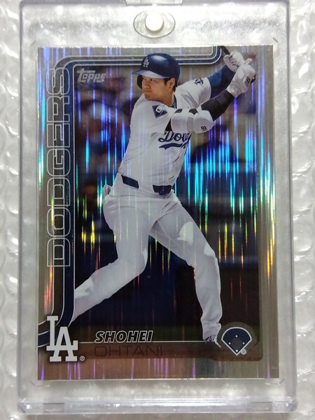 送料込即決 2025 Topps Series 1 Meijer Tinsel Foil #1 Shohei Ohtani 大谷翔平 マイヤーティンセルフォイル ブリスターパック限定
