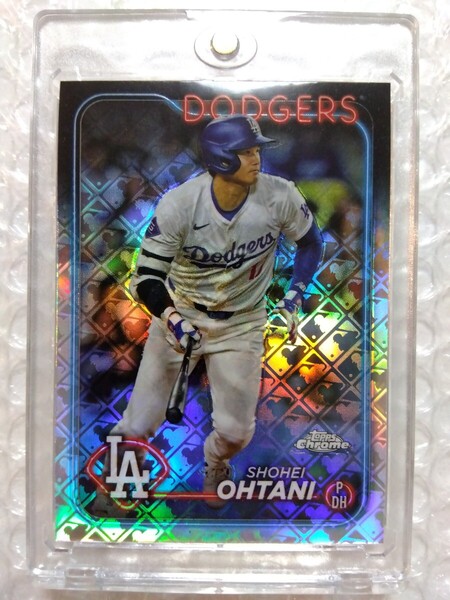 送料込即決 2024 Topps Chrome Logofractor Edition #1 Shohei Ohtani 大谷翔平 ロゴフラクターエディション ロサンゼルスドジャース