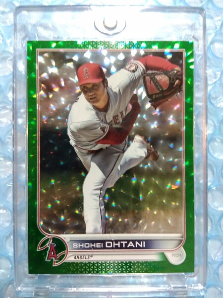 送込即決 499枚限定 2022 Topps Series 2 Green Foilboard #660 Shohei Ohtani 大谷翔平 グリーンフォイルボード 現ロサンゼルスドジャース