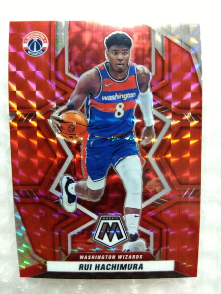 送料込即決 2021-22 Panini Mosaic Red Mosaic Prizm #152 Rui Hachimura 八村塁 ロサンゼルスレイカーズ レッドモザイク プリズム