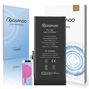 For iPhone13 バッテリー 単品 標準容量 交換ビデオ 3227mAh PSE準拠 Kospaoo/iPower 互換 Li-ion Battery 交換 修理
