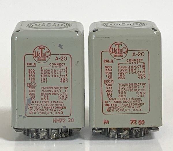 UTC A-20 CD用ライントランス