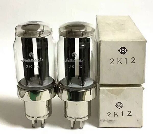 2K12/日立 5V/4A日本オンリーブラックプレート整流管.