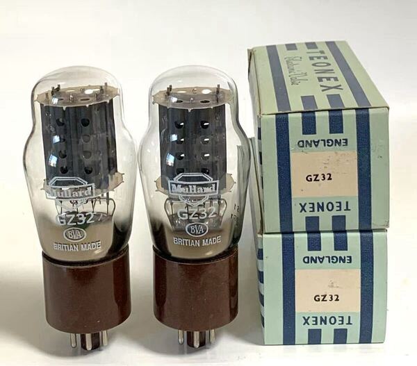 GZ32/Mullard ヨロッパ商社ブランド箱入り2本セット チェック済み