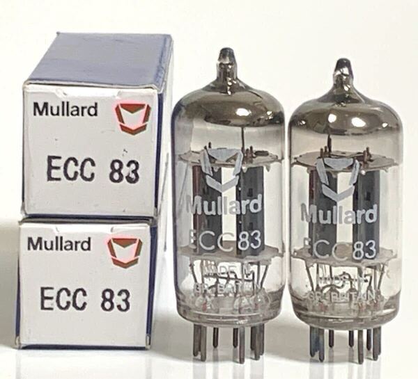 ECC83/12AX7.........Mullard 委託出品 2本セット チェック済み