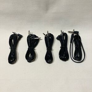 ギターシールド モノラルケーブル 3m程度×5本