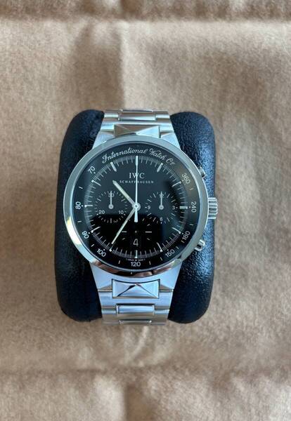 電池交換済 外装仕上済 IWC インターナショナルウォッチカンパニー GST クロノグラフ IW372702 デイト SS メンズ クォーツ 送料無料