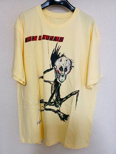 ニルヴァーナ カートコバーンイラストTシャツ XL 新品未使用 バックプリント有り nirvana ニルバーナ