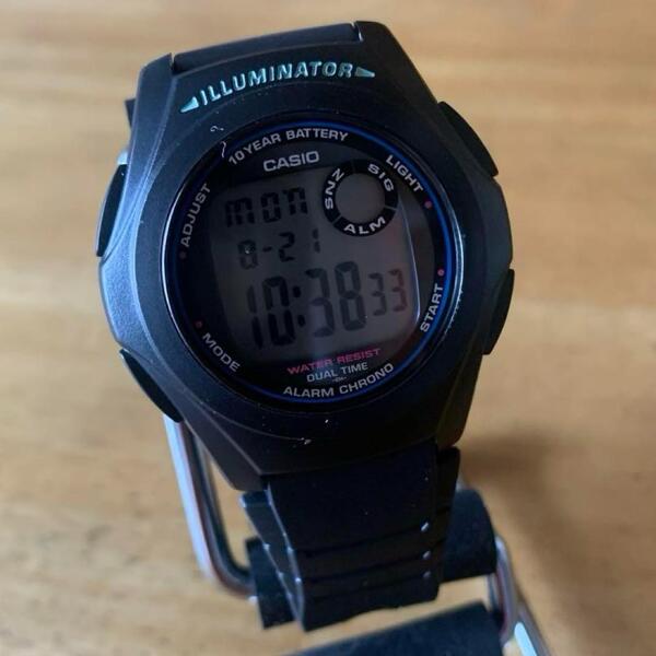 【新品・箱なし】カシオ CASIO スタンダード デジタル メンズ デュアルタイム 腕時計 F-200W-1AJF 国内正規 液晶