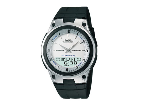 【新品・箱なし】カシオ CASIO スタンダード クオーツ メンズ アナデジ 腕時計 AW-80-7AJF ホワイト