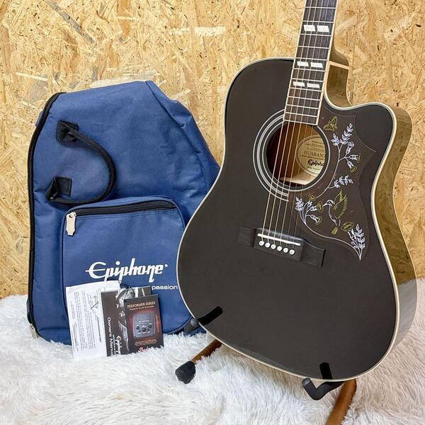 美品!Epiphone Hummingbird Pro エレアコ ソフトケース付