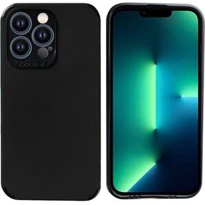 k118 iPhone 13 Pro Max ケース、TPU ソフトケース 耐衝撃 衝撃吸収 傷防止 カメラ保護 Qi充電 ワイヤレス充電 6.7 (ブラック)