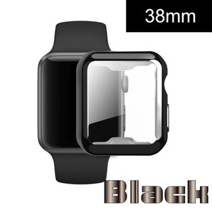 アップルウォッチ カバー Apple Watch 38mm Series3 TPU カバー ブラック 38mm Series2 ケース Case Black 滑らか 軽量 耐衝撃 全面保護