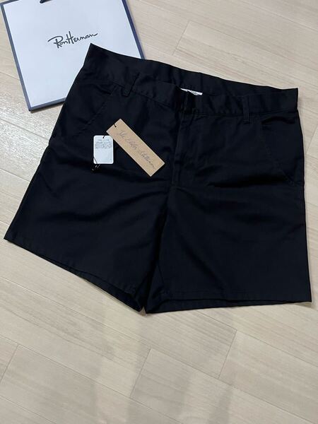 美品 The Elder Statesman ジエルダーステイツマン ショートパンツ 黒 ブラック ロンハーマン Ronherman RHC ショートパンツ
