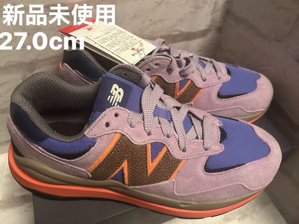 ニューバランス New balance M5740GBH 27.5cm パープル オレンジ