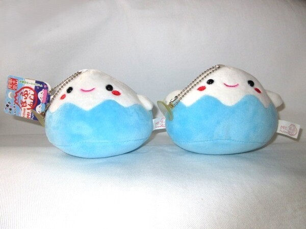 ★中古品 汚れ有り 富士山限定 ふじぽん 吸盤付カーマスコット ぬいぐるみ 約12cm ふじぽんはジャポンの象徴である富士山のキャラクター★
