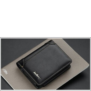 ◆◇◆-SALE-◆◇◆ Ballery コンパクト 財布 メンズ ブラック 黒52 【メンズ レディース 入学 入社 新社会人 ブランド】