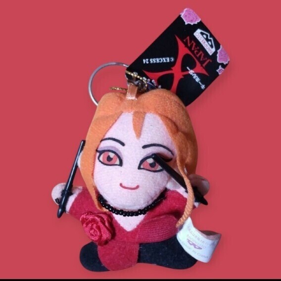 バンプレスト とるとるキャッチャー X JAPAN キーホルダー マスコット YOSHIKI ヨシキ 新品タグ付き