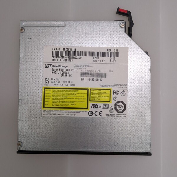 DVDスーパーマルチドライブ GUE0N GUE1N SATA 9.5mm lenovo V520S-08IKL ThinkCentre M710e 2019年 管190MN