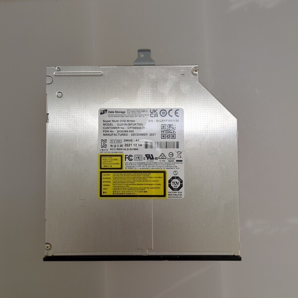 DVDスーパーマルチドライブ GUD1N GUD0N 9.5mm SATA 富士通 LIFEBOOK A577/RX 等 2021年 管PK15