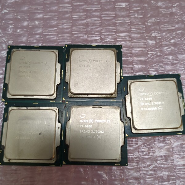 CPU Intel Core i3-6100 SR2HG 3.70GHz LGA1151 5個 管61GMN