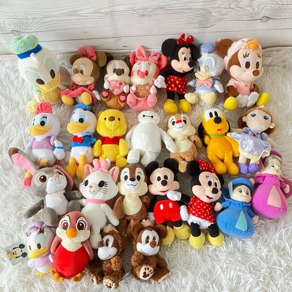 ディズニー ビーンズコレクション ぬいぐるみ まとめ売り 25点セット 大量 BEANS Collection マスコット ベイマックス 25