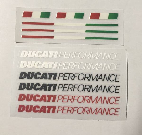 ST-142 Ducati Performance ドゥカティ 12セット 転写ステッカー 反射剤入り