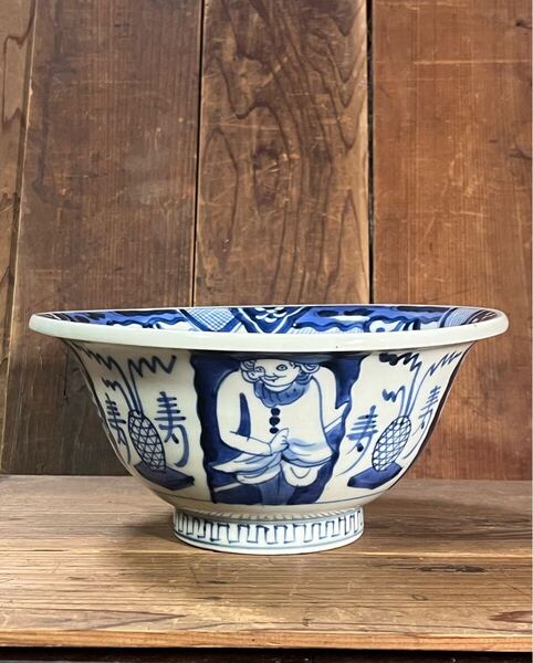 希少 珍品 古伊万里 南蛮人 ラッタン人 鉢 紅毛人 らくだ 駱駝 麒麟 乾隆 民藝 民芸 くらわんか 蕎麦猪口 そば猪口