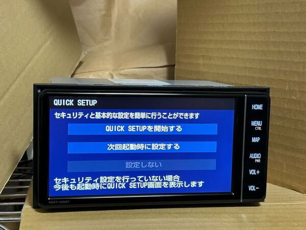 トヨタ純正 SDナビ NSZT-W68T 7インチ 地図25年5月更新 MOD期限内 DVD再生 フルセグ Bluetooth オーディオハンズフリー 送料無料
