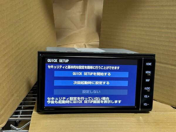 トヨタ純正 SDナビ NSZT-W68T 7インチ 地図25年5月更新 MOD期限内 DVD再生 フルセグ Bluetooth オーディオハンズフリー 送料無料